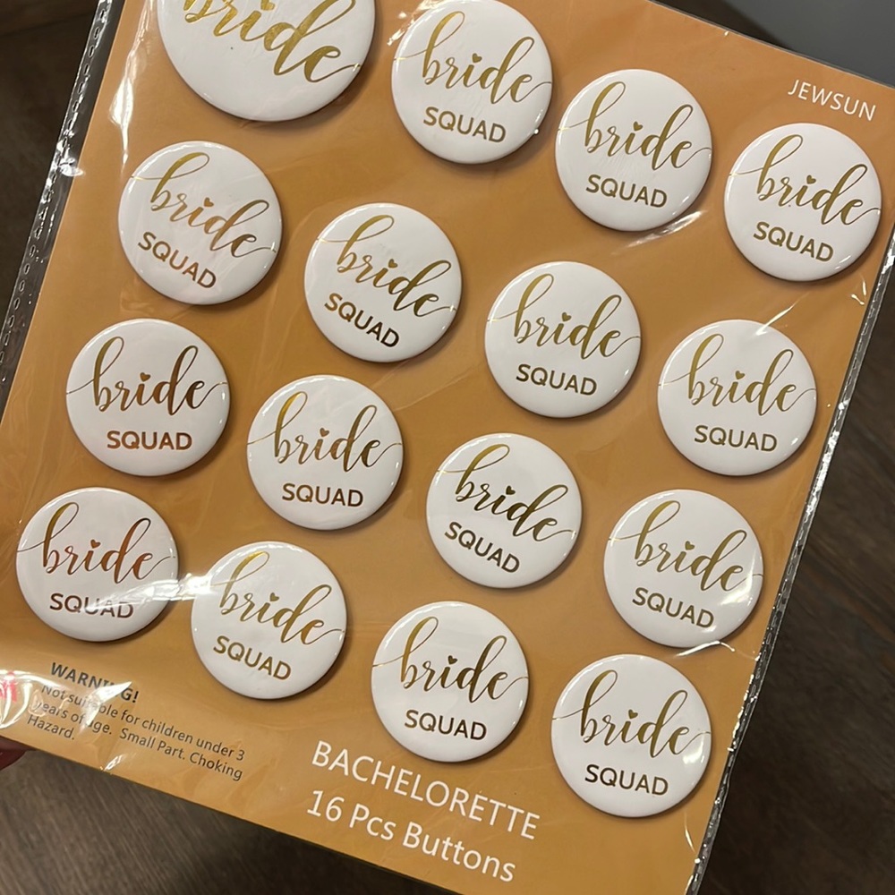 Bride buttons - Picture 2 of 2
